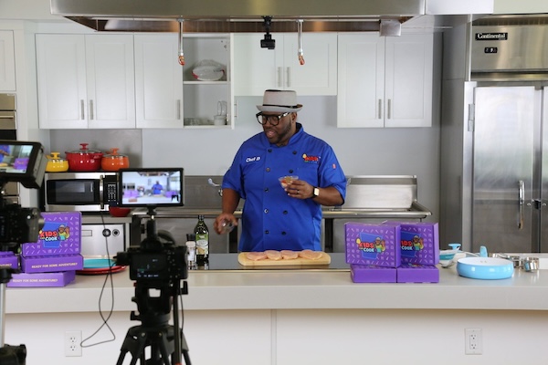 Photo of Chef Dario film the Kids Can Cook Show